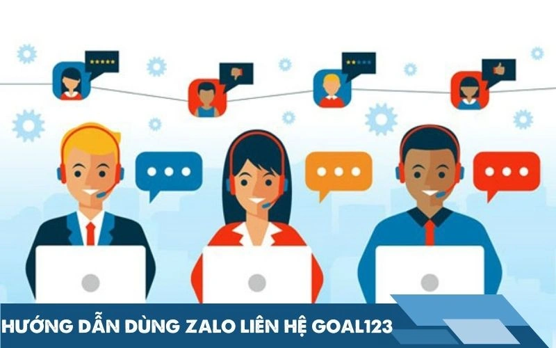 Hướng dẫn dùng Zalo để liên hệ Goal123