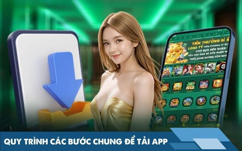 Quy trình các bước chung để tải app